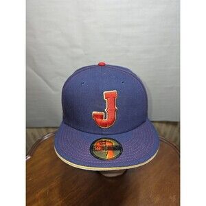 New Era 59FIFTY Japan WBC 2023 Fitted Hat Size 7 Navy Red Gold Flag Side Patch